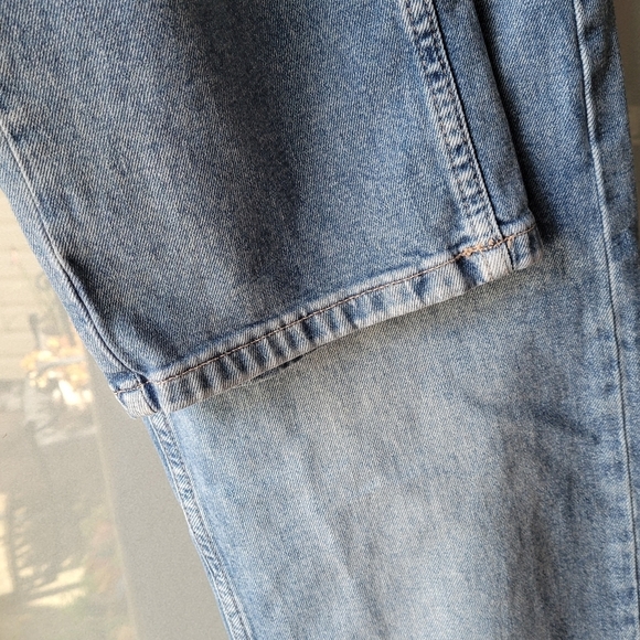 Lee Jeans Boyfriend Mid Rise 10" in Womens Size 2 Medium Stretch Relaxed Blue - Picture 7 of 9